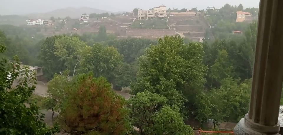 باران مردادی در شاندیز مشهد-دکتر محمد محسن حمیدی